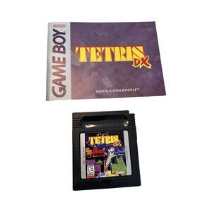 TETRIS DX (Nintendo Game Boy, 1998) Cartridge + Manual  TESTED